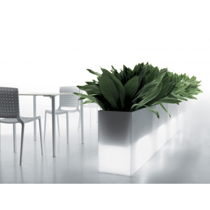 Pedrali - KADO Pot Beleuchtung für Weißes Pflanzengefäß Pedrali - KADO Pot Beleuchtung für Weißes Pflanzengefäß