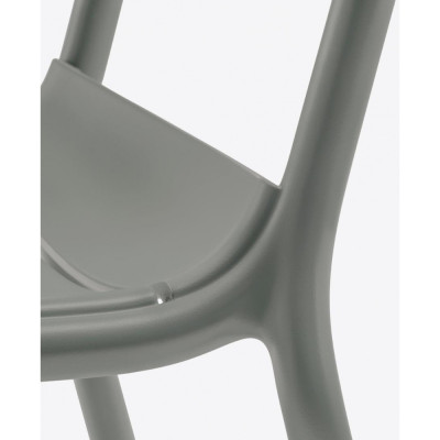 Pedrali - Souvenir 550R Stuhl Recycled Grey Pedrali - Souvenir 550R Stuhl Recycled Grey