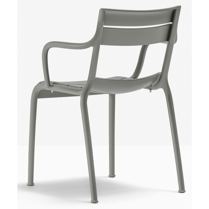 Pedrali - Souvenir 555R Armlehnstuhl  Recycled Grey Pedrali - Souvenir 555R Armlehnstuhl  Recycled Grey