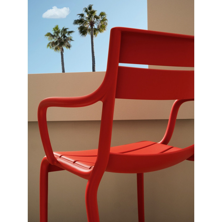 Pedrali - Souvenir 555R Armlehnstuhl  Recycled Grey Pedrali - Souvenir 555R Armlehnstuhl  Recycled Grey