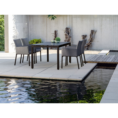 Stern - Artus Sessel Aluminium schwarz matt