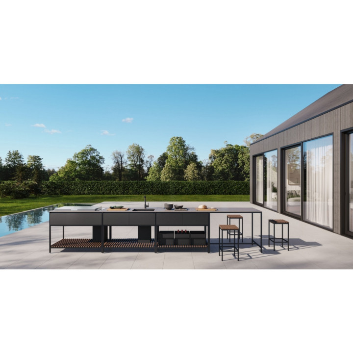 Conmoto - Ticino Frame Outdoor Modulsystem Kamado 120 (ohne Grill) Conmoto - Ticino Frame Outdoor Modulsystem Kamado 120 (ohne Grill)