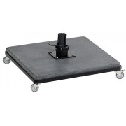 Weishäupl - Schirmständer für Freiarm Granit Dunkelgrau mit Rollen