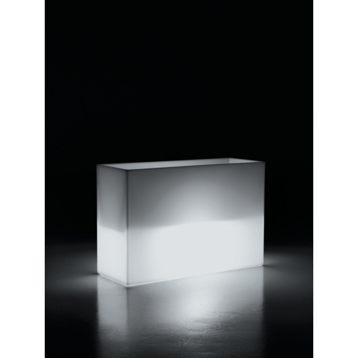 Pedrali - KADO Pot Beleuchtung für Weißes Pflanzengefäß Pedrali - KADO Pot Beleuchtung für Weißes Pflanzengefäß