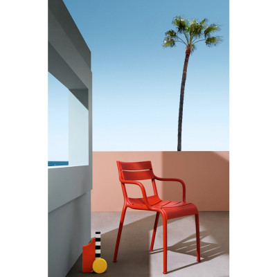 Pedrali - Souvenir 550R Stuhl Recycled Grey Pedrali - Souvenir 550R Stuhl Recycled Grey