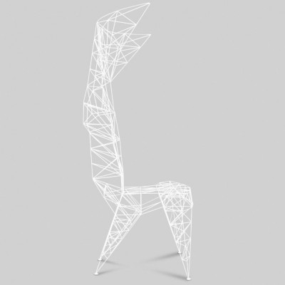 Tom Dixon - Pylon Stuhl weiß Tom Dixon - Pylon Stuhl weiß