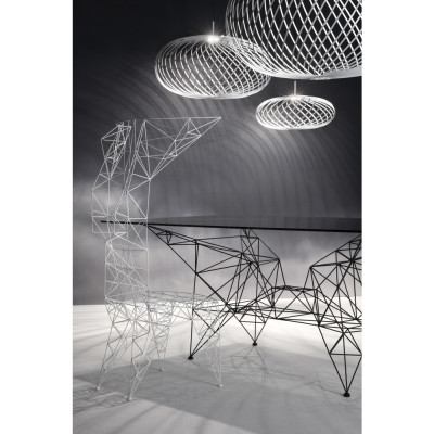 Tom Dixon - Pylon Stuhl weiß Tom Dixon - Pylon Stuhl weiß