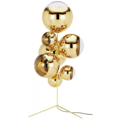 Tom Dixon - Mirror Ball Stand Chandelier Stehleuchte Tom Dixon - Mirror Ball Stand Chandelier Stehleuchte