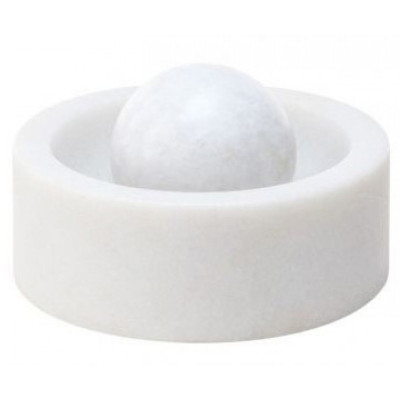 Tom Dixon - Stone Kugelmörser für Gewürze Weiß Tom Dixon - Stone Kugelmörser für Gewürze Weiß