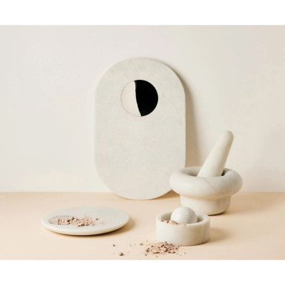 Tom Dixon - Stone Schneidebrett Weiß Tom Dixon - Stone Schneidebrett Weiß