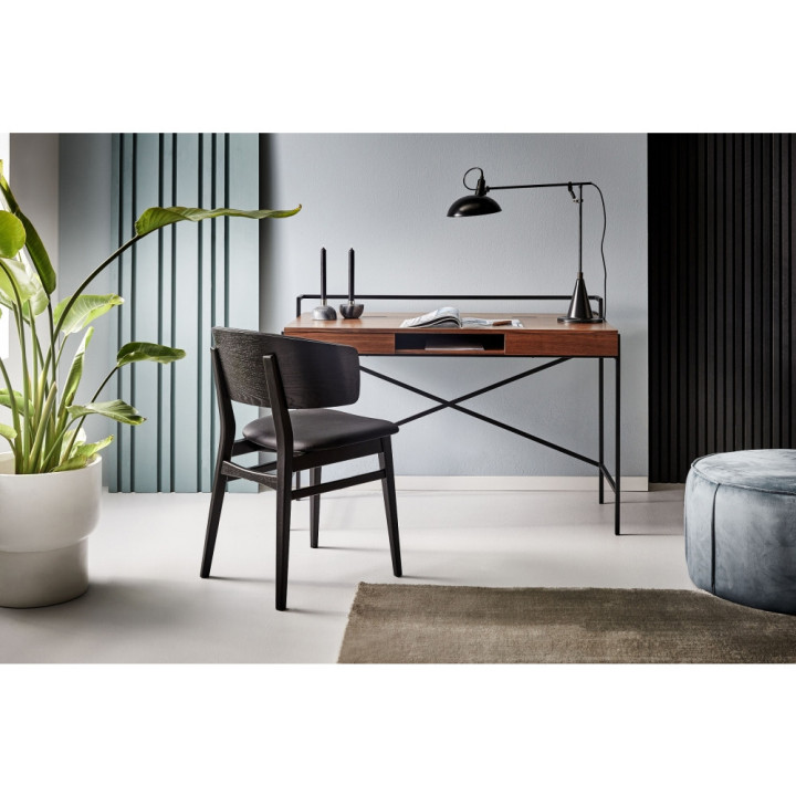 Lambert - Derrick Schreibtisch Walnußfurnier Lambert - Derrick Schreibtisch Walnußfurnier