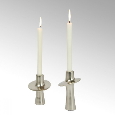 Lambert - Proton Kerzenleuchter Nickel Matt H 18 cm