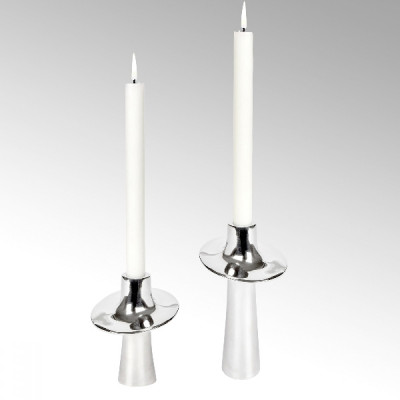 Lambert - Proton Kerzenleuchter Nickel Matt H 18 cm