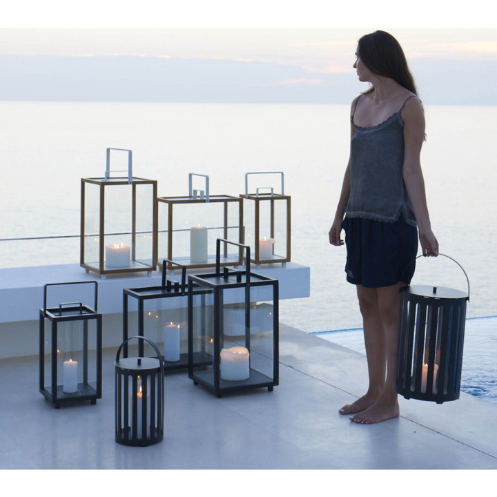 Cane-line - Lighttube Lanterne groß, rund Cane-line - Lighttube Lanterne groß, rund