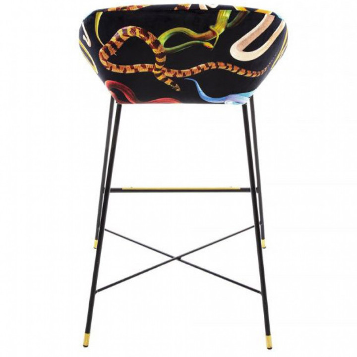 Seletti - TP Snakes Barhocker gepolstert Seletti - TP Snakes Barhocker gepolstert