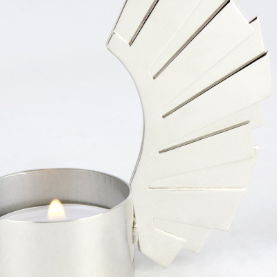 Lambert - Uriel Teelichthalter Flügel Nickel Glänzend Lambert - Uriel Teelichthalter Flügel Nickel Glänzend