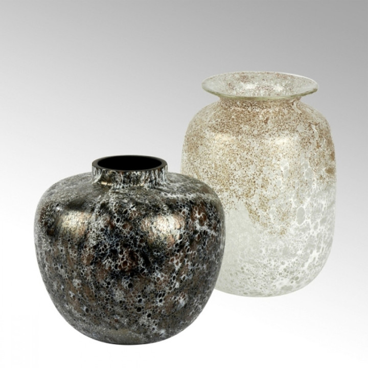 Lambert - Paomo Vase Weiß-Gold Lambert - Paomo Vase Weiß-Gold