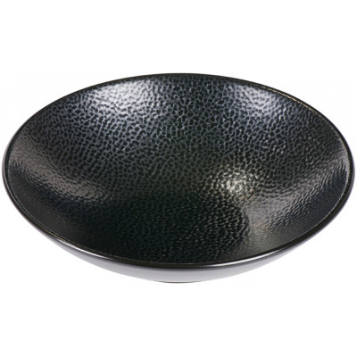 Lambert - Kaori Schale Krakelee-Optik Ø14 cm schwarz metallic