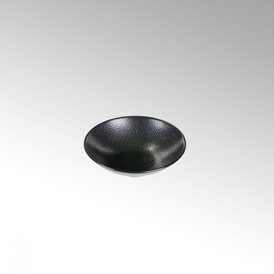 Lambert - Kaori Schale Krakelee-Optik Ø14 cm schwarz metallic