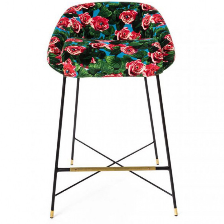 Seletti - TP Roses Barhocker gepolstert Seletti - TP Roses Barhocker gepolstert