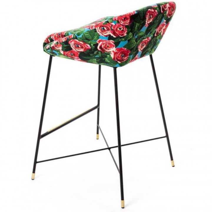 Seletti - TP Roses Barhocker gepolstert Seletti - TP Roses Barhocker gepolstert