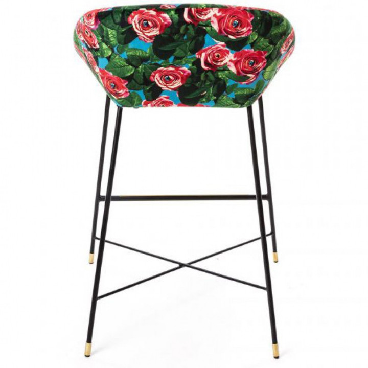Seletti - TP Roses Barhocker gepolstert Seletti - TP Roses Barhocker gepolstert