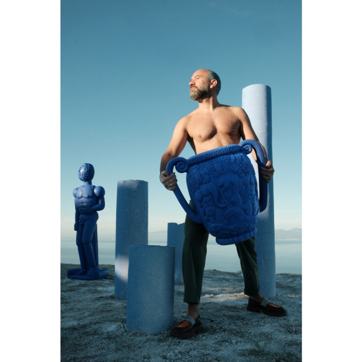 Seletti - Magna Graecia Amphore Blau Seletti - Magna Graecia Amphore Blau