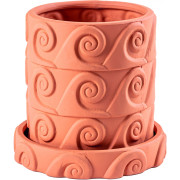 Seletti - Magna Graecia Vase mit Untersetzer Onda
