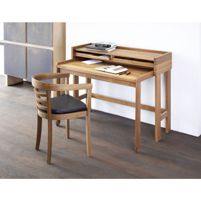 Lambert - Modesto Sekretär Walnuss massiv geölt