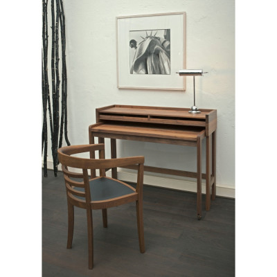 Lambert - Modesto Sekretär Walnuss massiv geölt