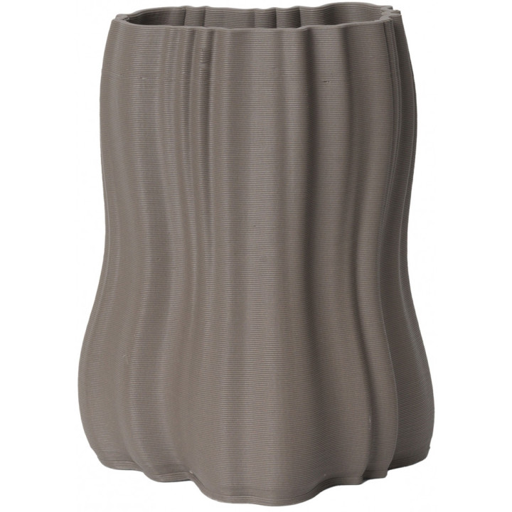 Ferm Living - Moire Vase Anthrazit Ferm Living - Moire Vase Anthrazit