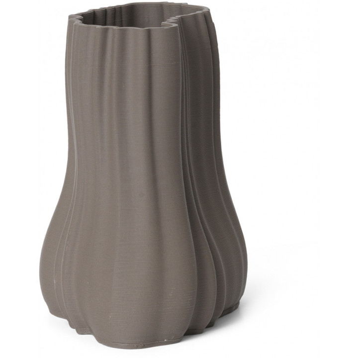 Ferm Living - Moire Vase Anthrazit Ferm Living - Moire Vase Anthrazit