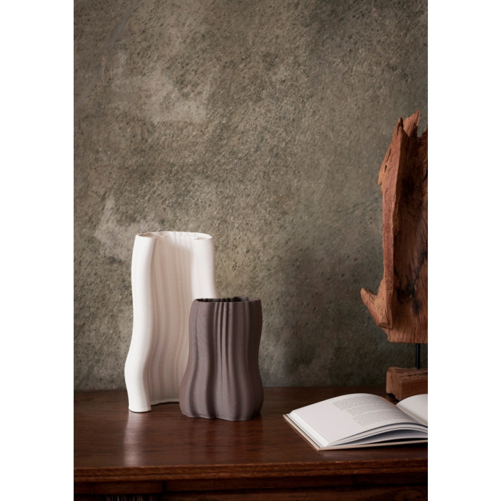 Ferm Living - Moire Vase Anthrazit Ferm Living - Moire Vase Anthrazit