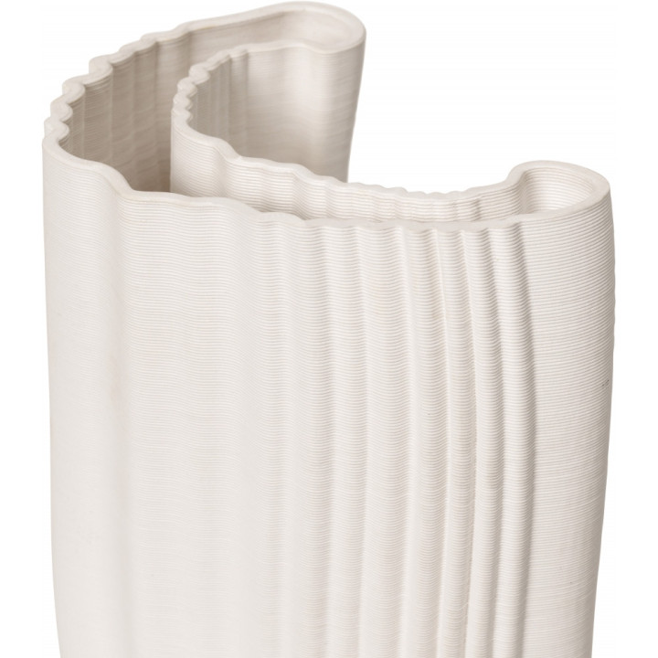 Ferm Living - Moire Vase Off-White Ferm Living - Moire Vase Off-White