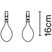 Marset - Fris Deckenleuchten Halterung (2er Set)