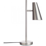 Woud - Cono Tischleuchte Satiniertes Metall