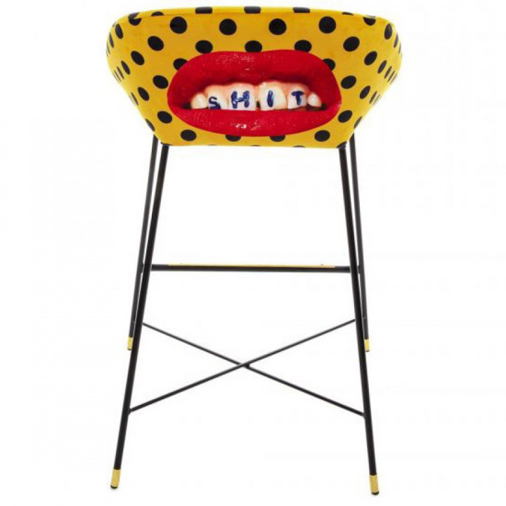 Seletti - TP Shit Barhocker gepolstert Seletti - TP Shit Barhocker gepolstert