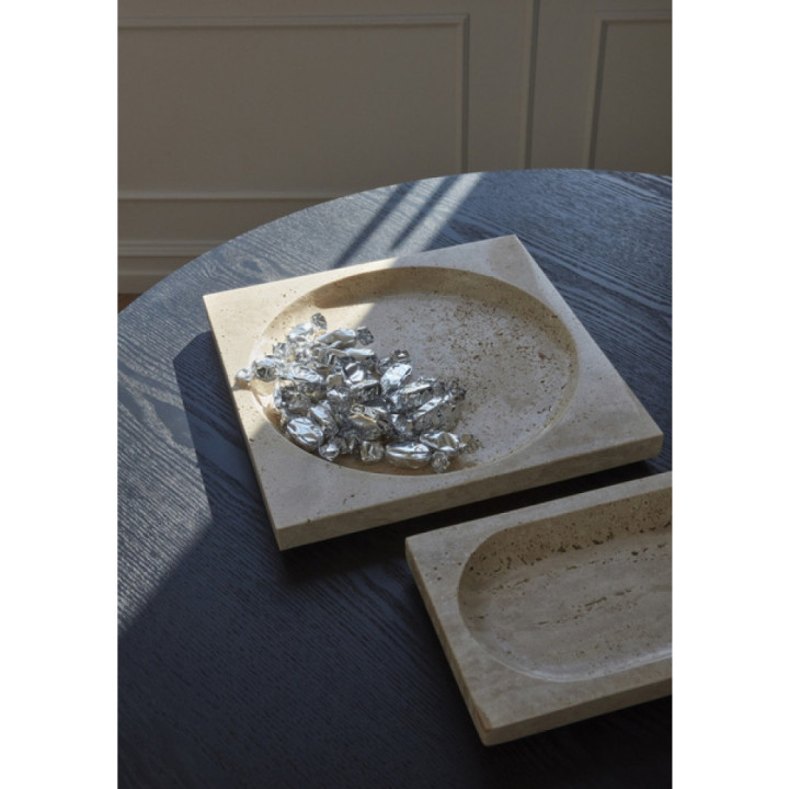 AYTM - Regina Deko Schale Travertin 30x30 cm AYTM - Regina Deko Schale Travertin 30x30 cm