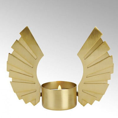 Lambert - Uriel Teelichthalter Flügel Antik Gold Lambert - Uriel Teelichthalter Flügel Antik Gold