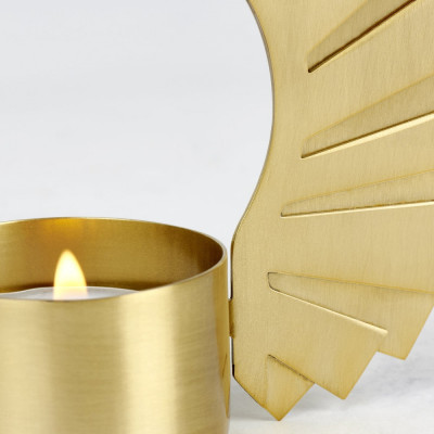 Lambert - Uriel Teelichthalter Flügel Antik Gold Lambert - Uriel Teelichthalter Flügel Antik Gold