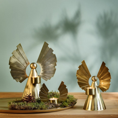 Lambert - Uriel Teelichthalter Flügel Antik Gold Lambert - Uriel Teelichthalter Flügel Antik Gold