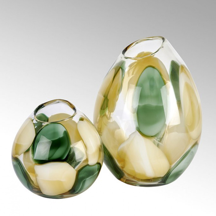 Lambert - Bagodar Vase grün/beige S Lambert - Bagodar Vase grün/beige S