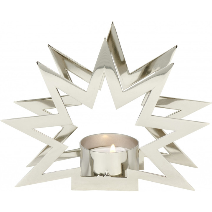 Lambert - Felis Teelichthalter Nickel Glänzend Lambert - Felis Teelichthalter Nickel Glänzend