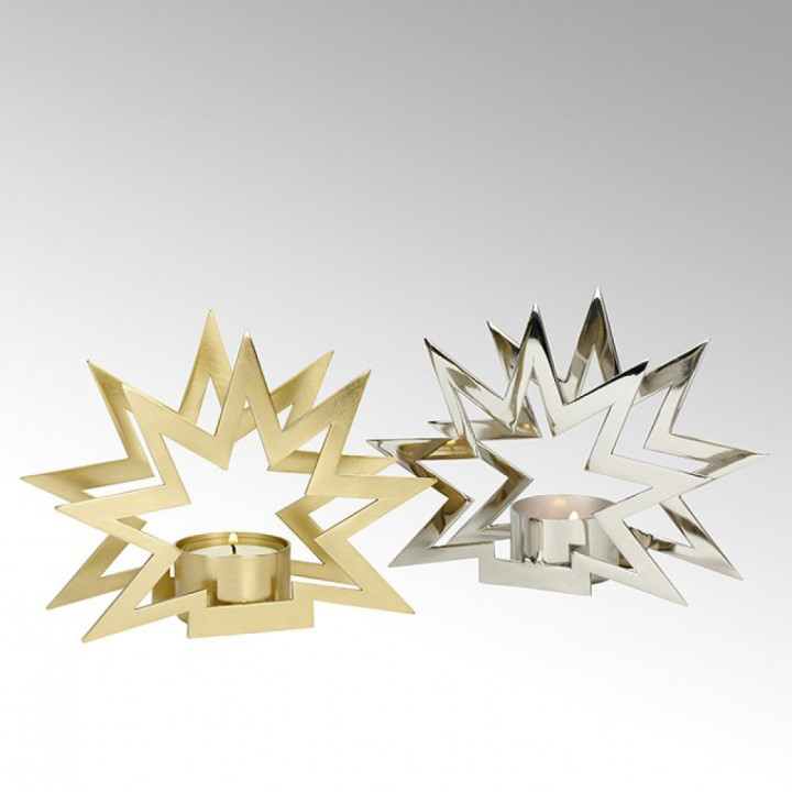 Lambert - Felis Teelichthalter Nickel Glänzend Lambert - Felis Teelichthalter Nickel Glänzend