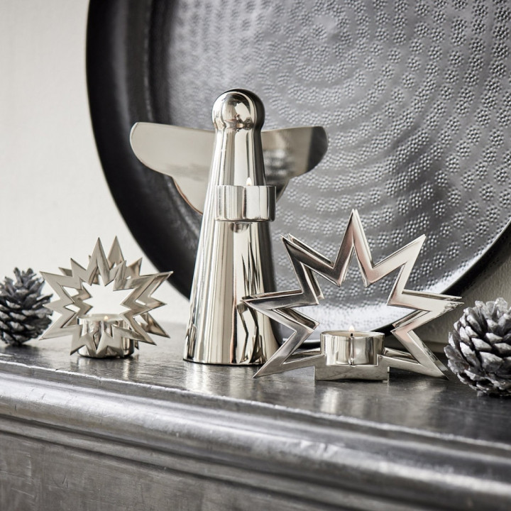 Lambert - Felis Teelichthalter Nickel Glänzend Lambert - Felis Teelichthalter Nickel Glänzend