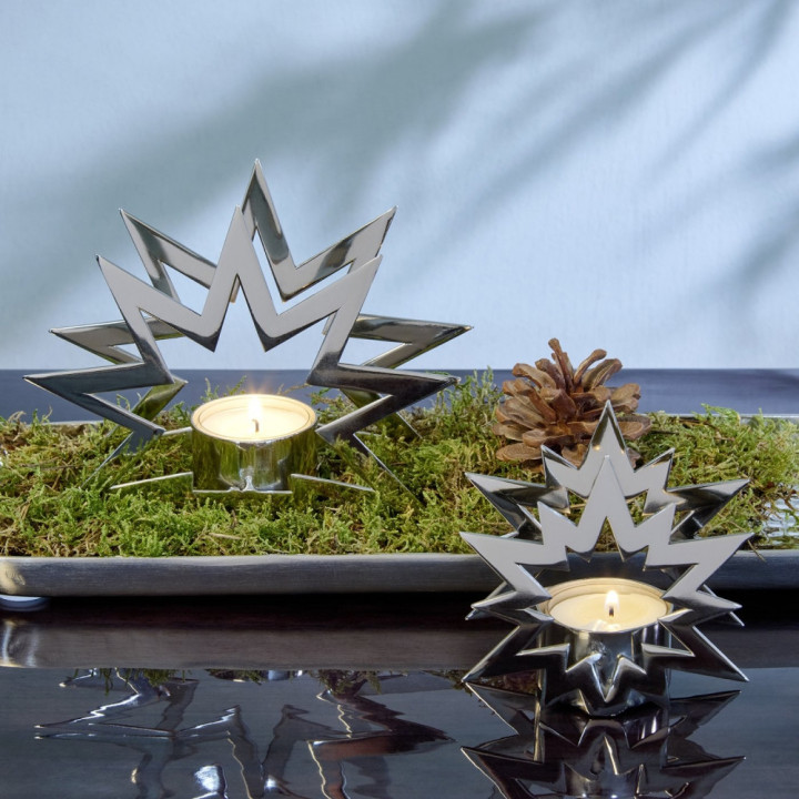 Lambert - Felis Teelichthalter Nickel Glänzend Lambert - Felis Teelichthalter Nickel Glänzend