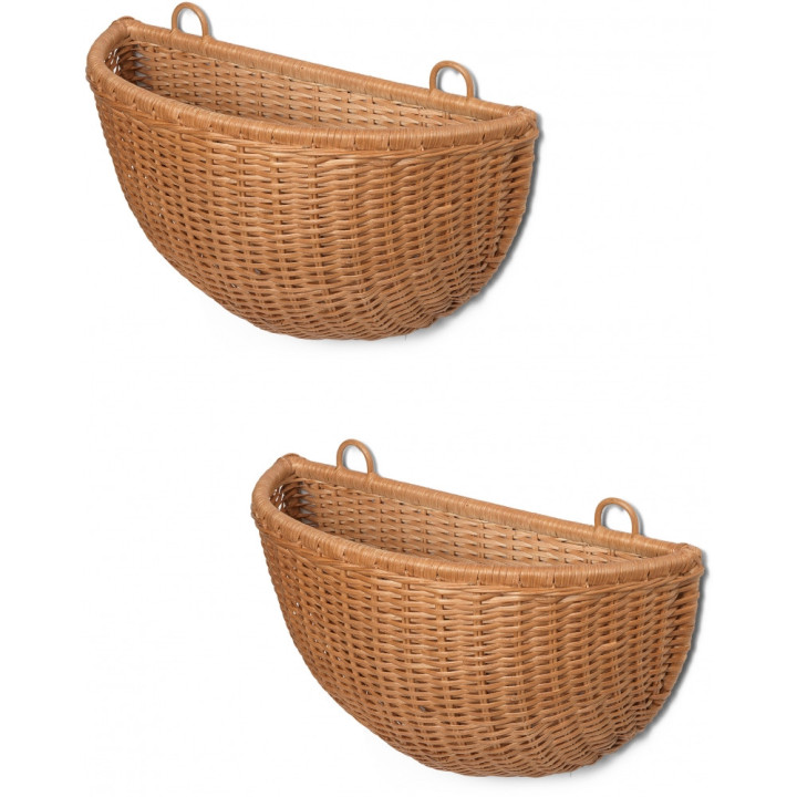 Ferm Living - Braided Wandtaschen (2er Set) Ferm Living - Braided Wandtaschen (2er Set)