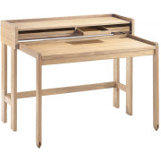 Lambert - Modesto Sekretär Eiche massiv weiß gekälkt