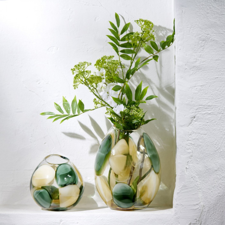 Lambert - Bagodar Vase grün/beige L Lambert - Bagodar Vase grün/beige L