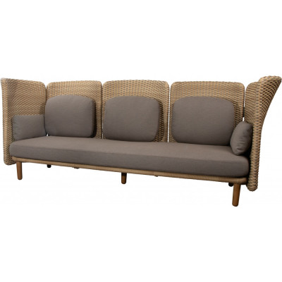 Cane-line - Arch Sofa 3-Sitzer mit hohen Arm-/Rückenlehnen Cane-line - Arch Sofa 3-Sitzer mit hohen Arm-/Rückenlehnen